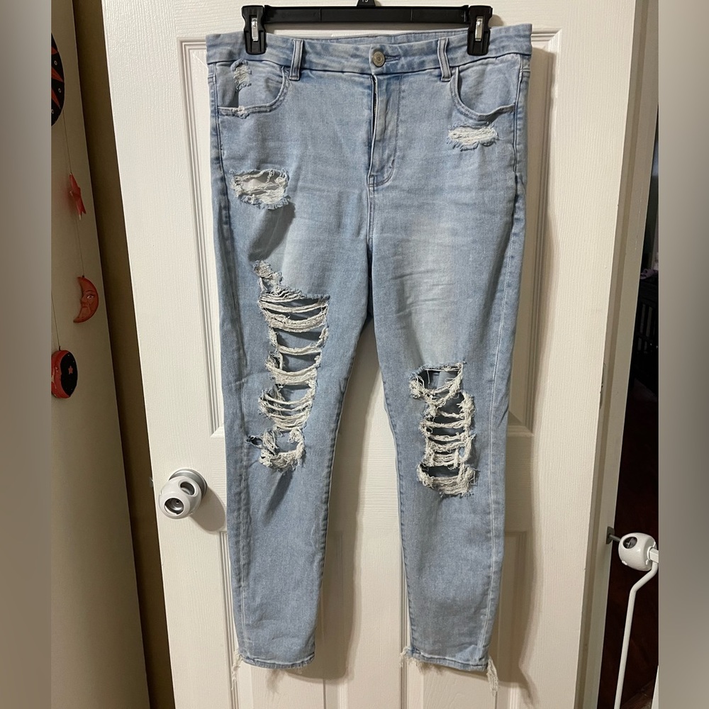 American eagle, curvy, high-rise Jegging next level stretch jeans size 16 reg